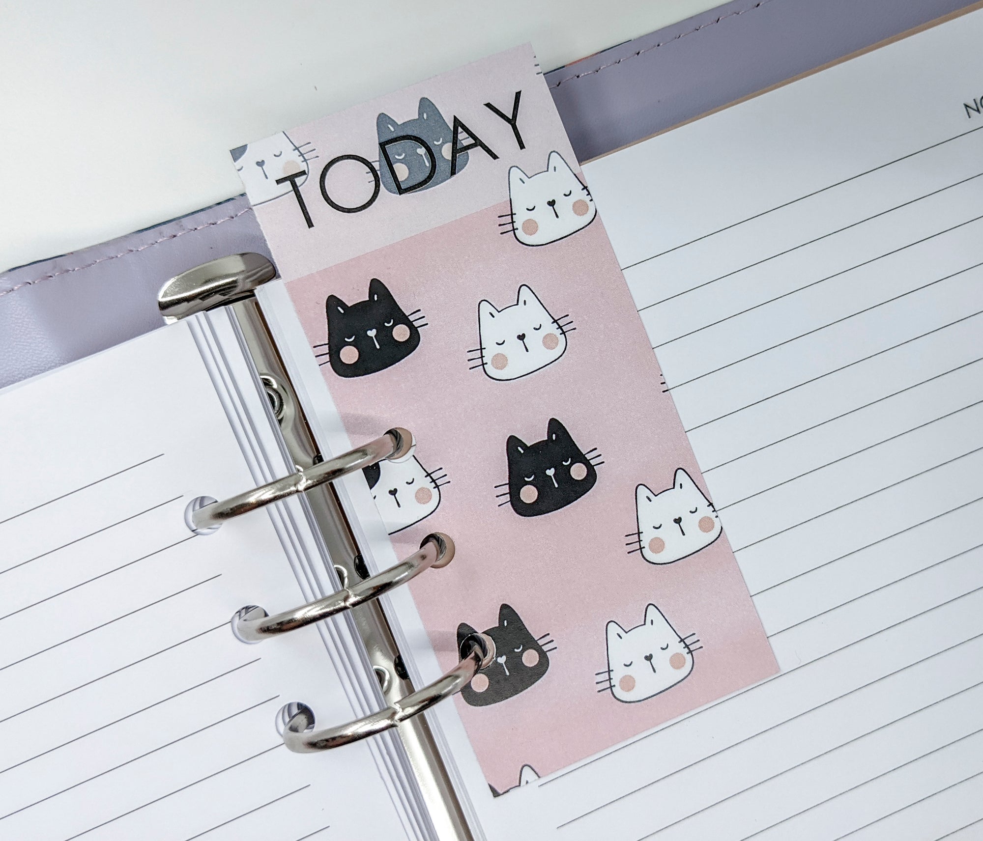 "TODAY" Page Marker -  Purrfect in Pink