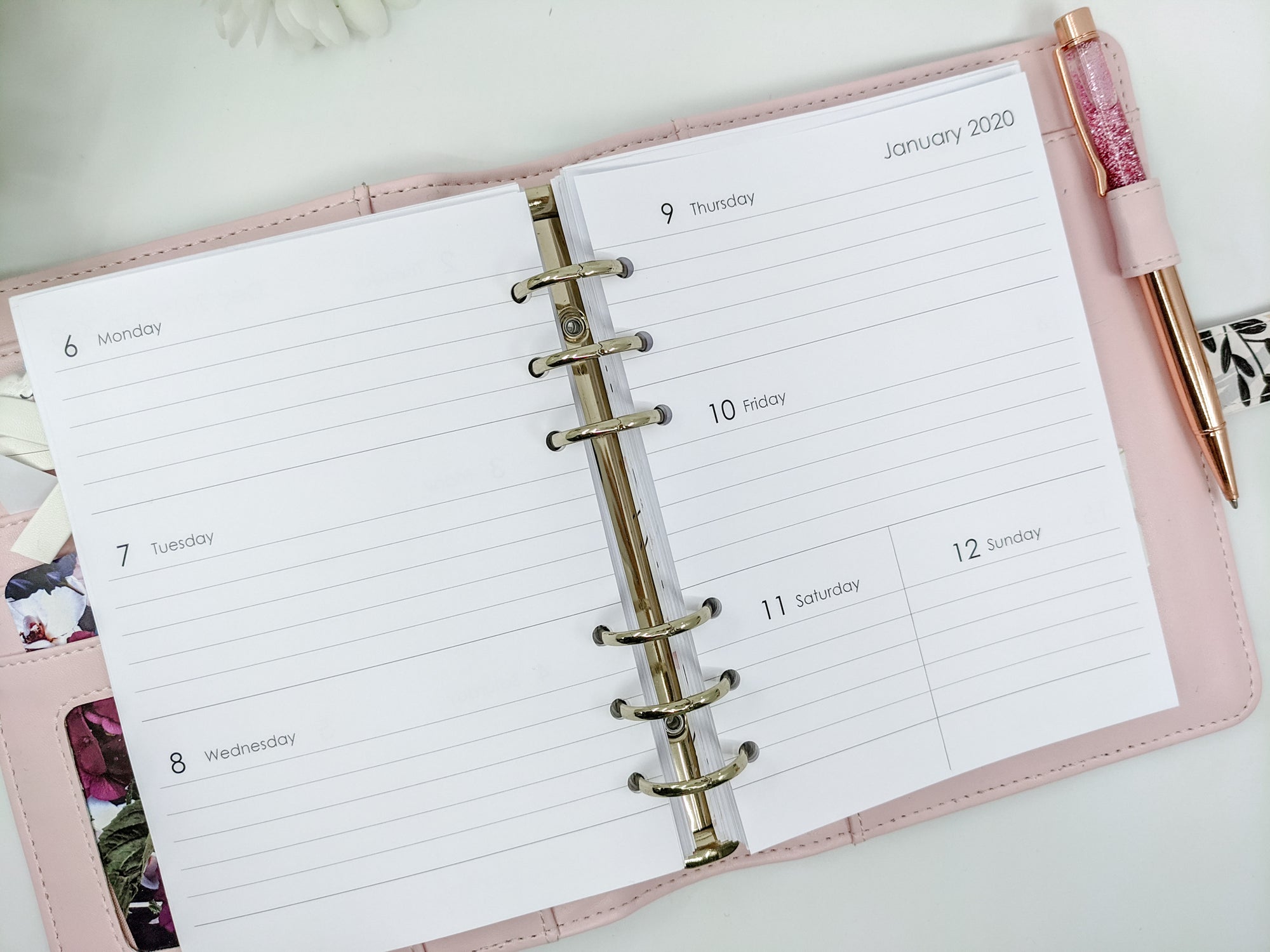 Weekly Planner Inserts B6 diary refill for B6 planners including Planner Peace and Kikki.K
