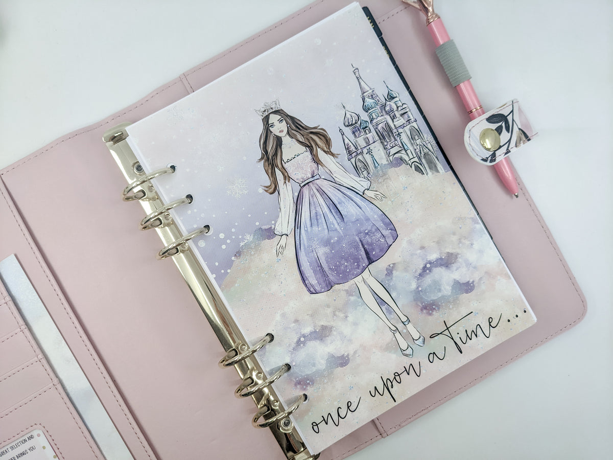 Winter Fairytale Planner Dashboard - B6 size