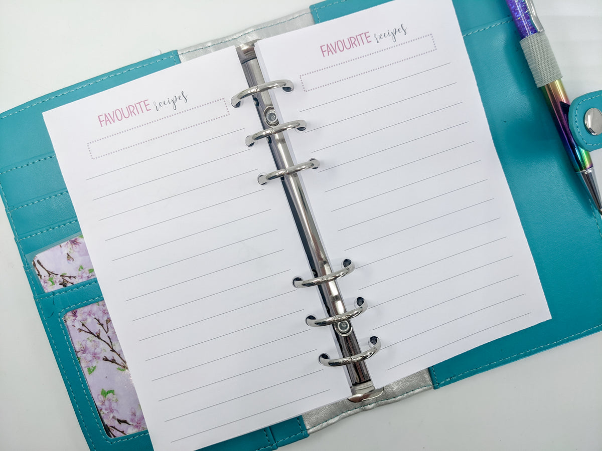 Personal Size Favourite Recipes