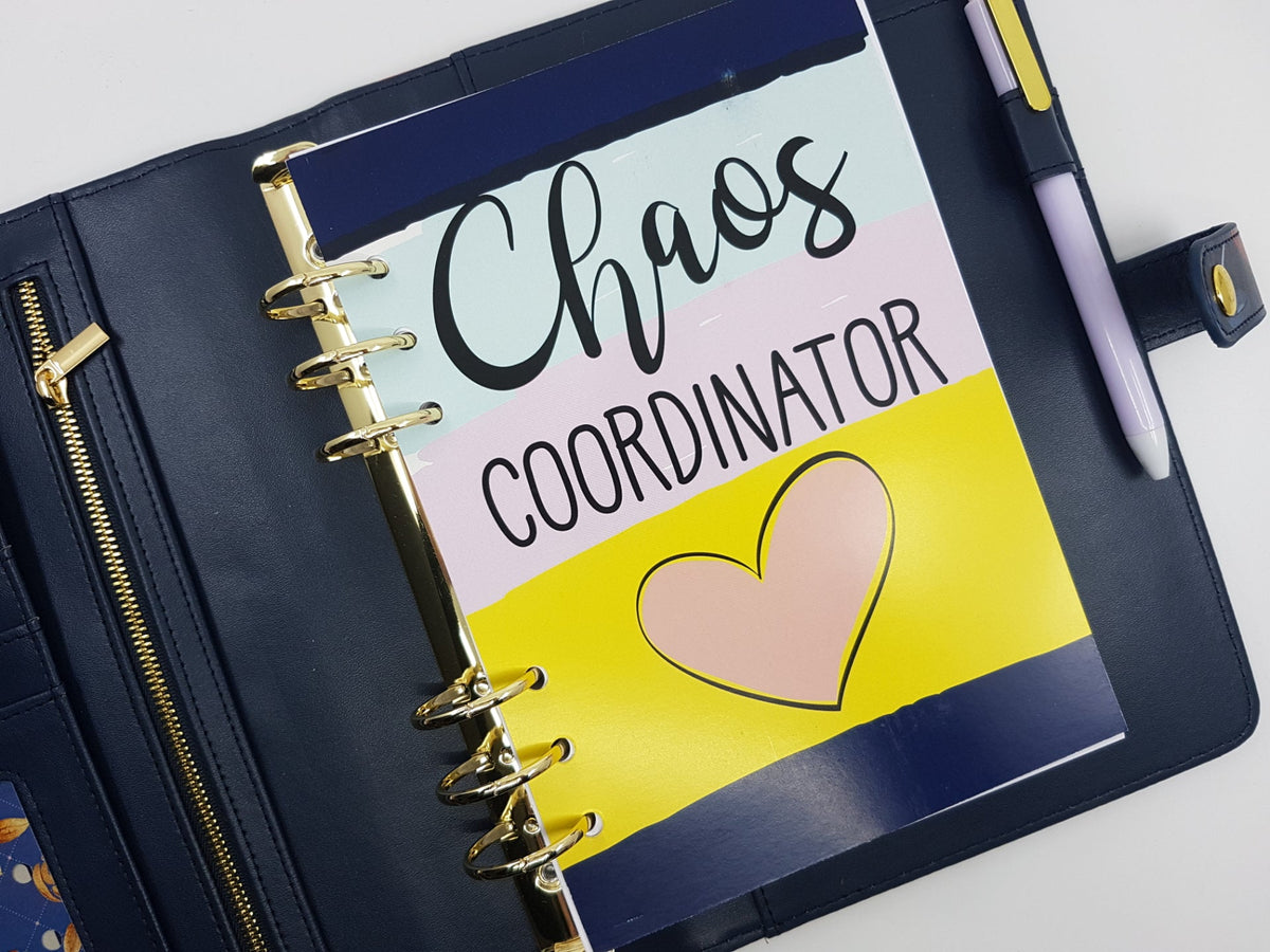 Chaos Coordinator Planner Dashboard (B6 or personal size)