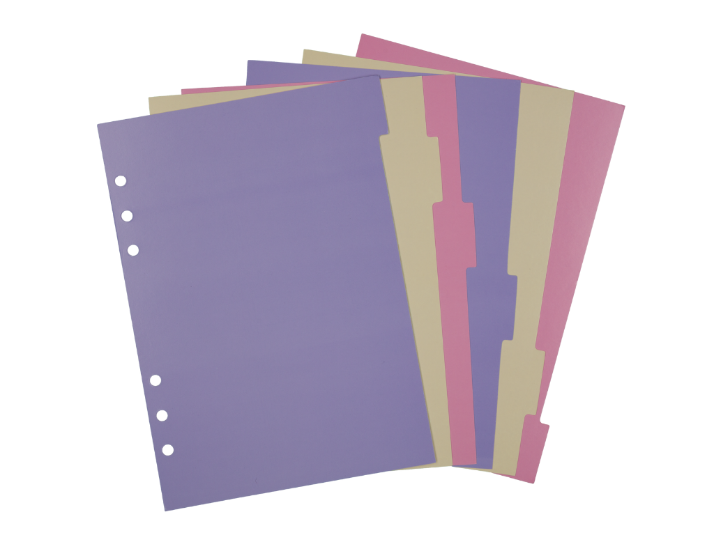 Pink Multi A5 Dividers