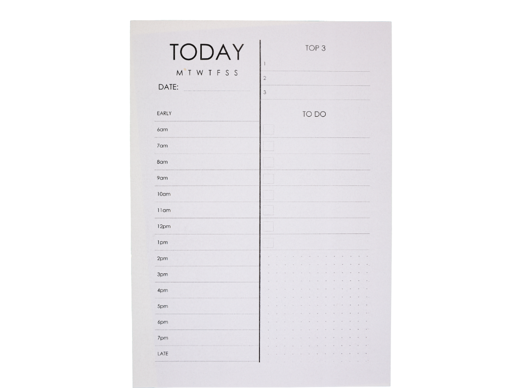 A5 Today Notepad