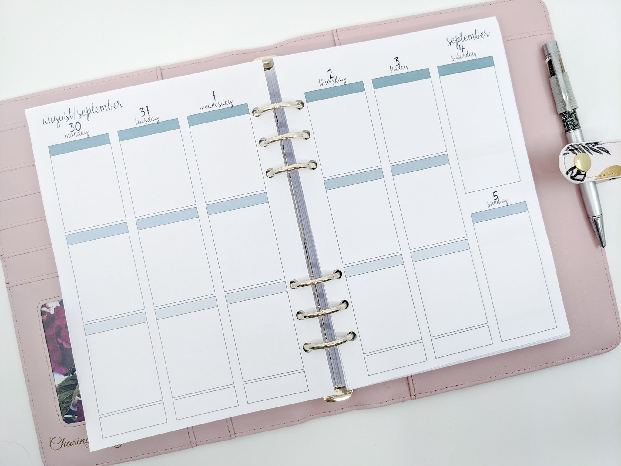 A5 Weekly Planning Ring Agenda Inserts by Erin Condren | 2023