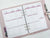 A5 planner inserts coloured vertical style