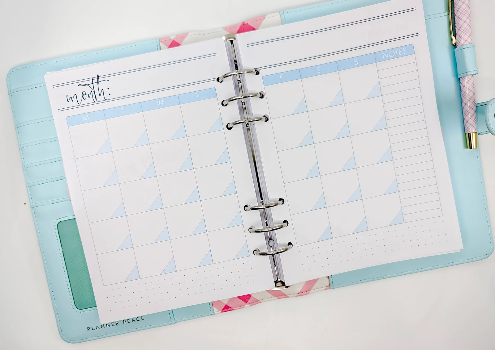 Extra monthly inserts for IVF Planner Insert Set