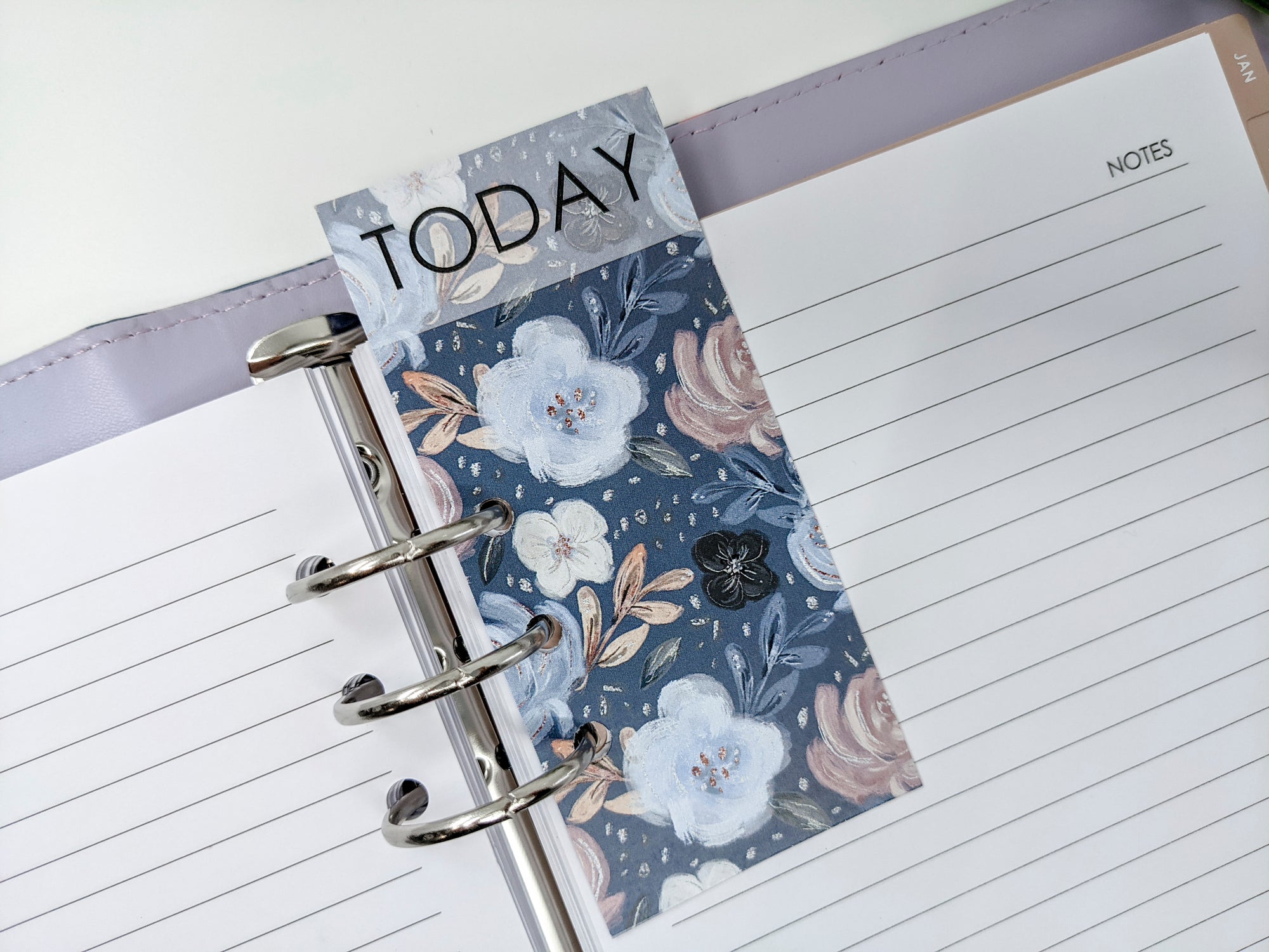 "TODAY" Page Marker -  Moonlit Blooms