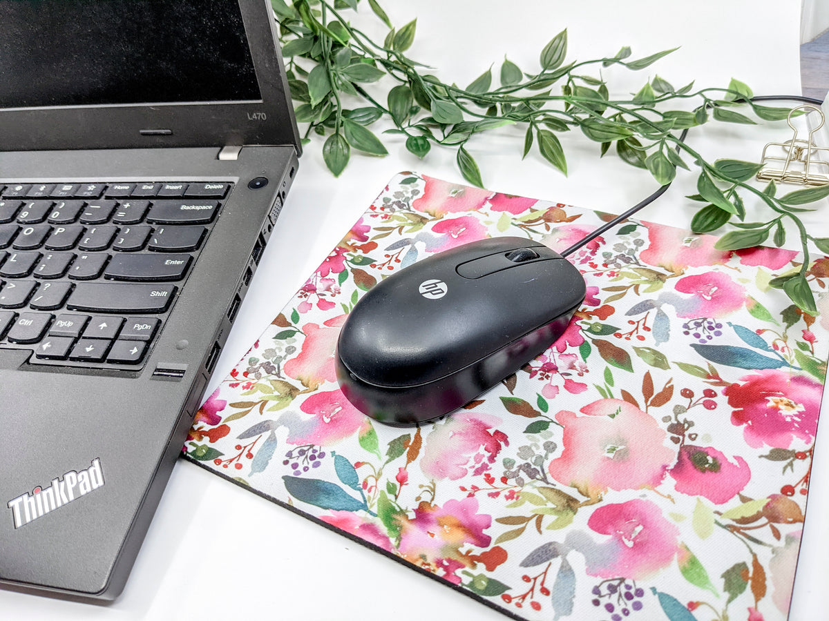 Wildflowers computer mouse pad