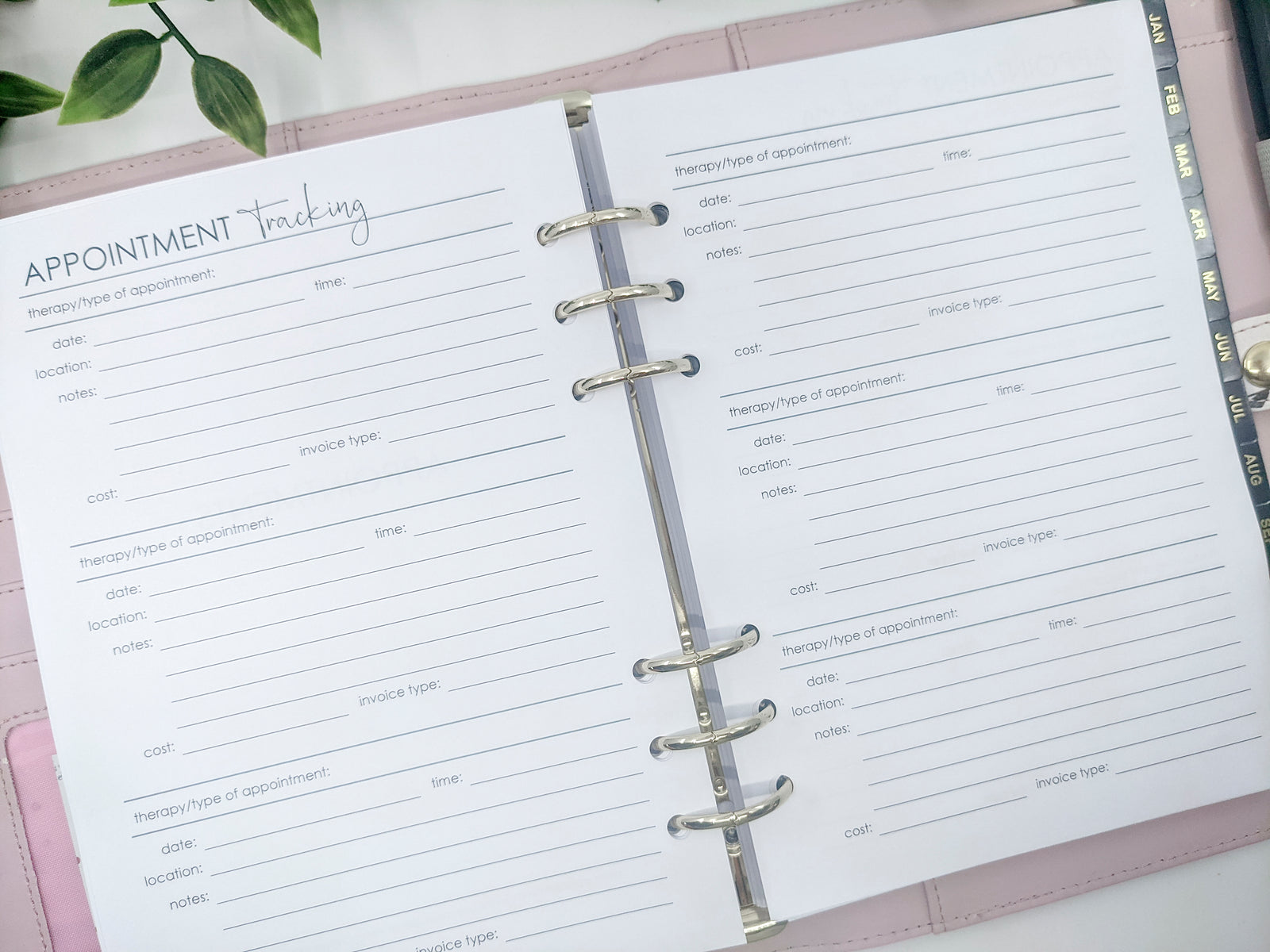 NDIS Planner Insert Pack