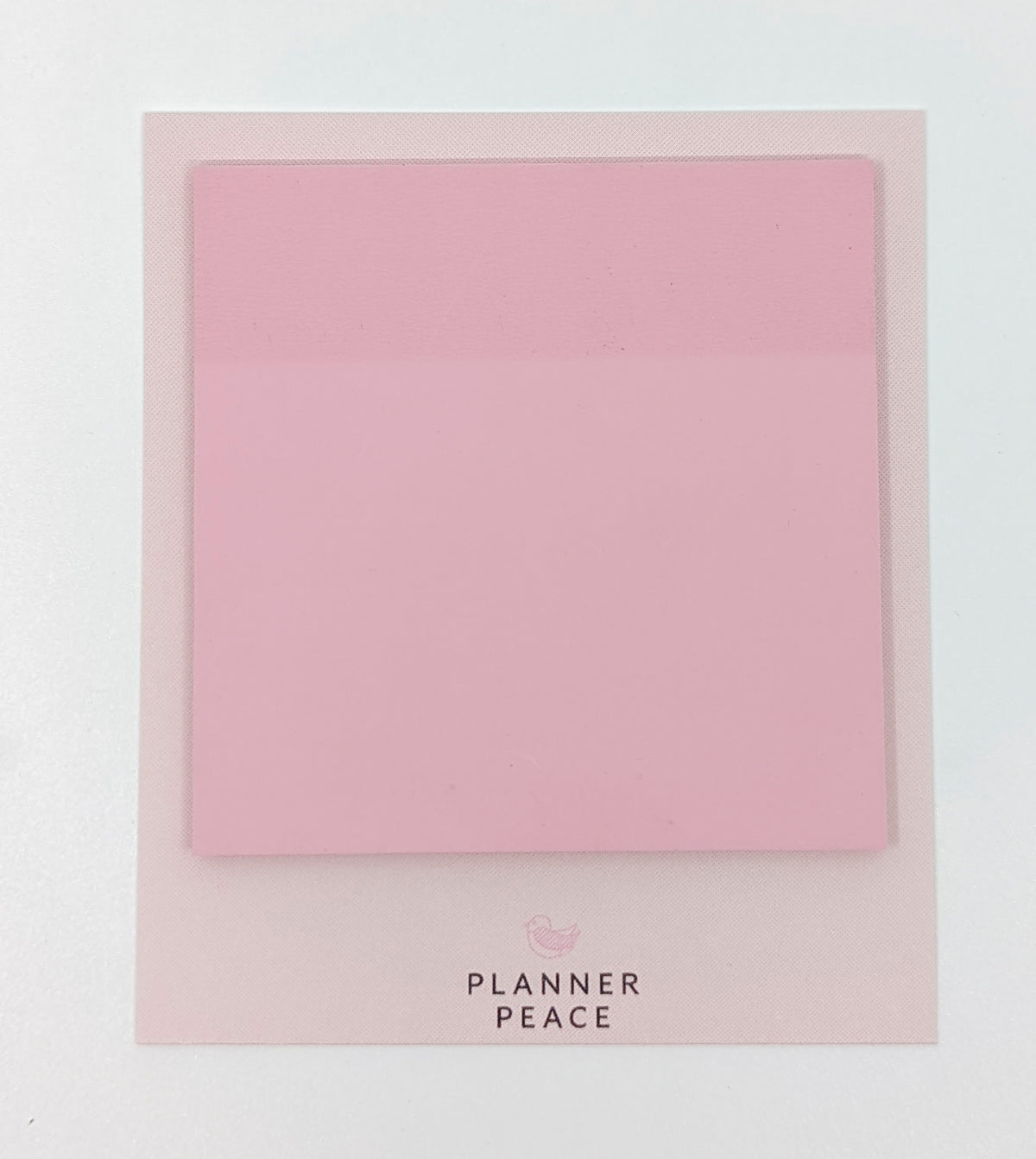 Pink Transparent Sticky Notes