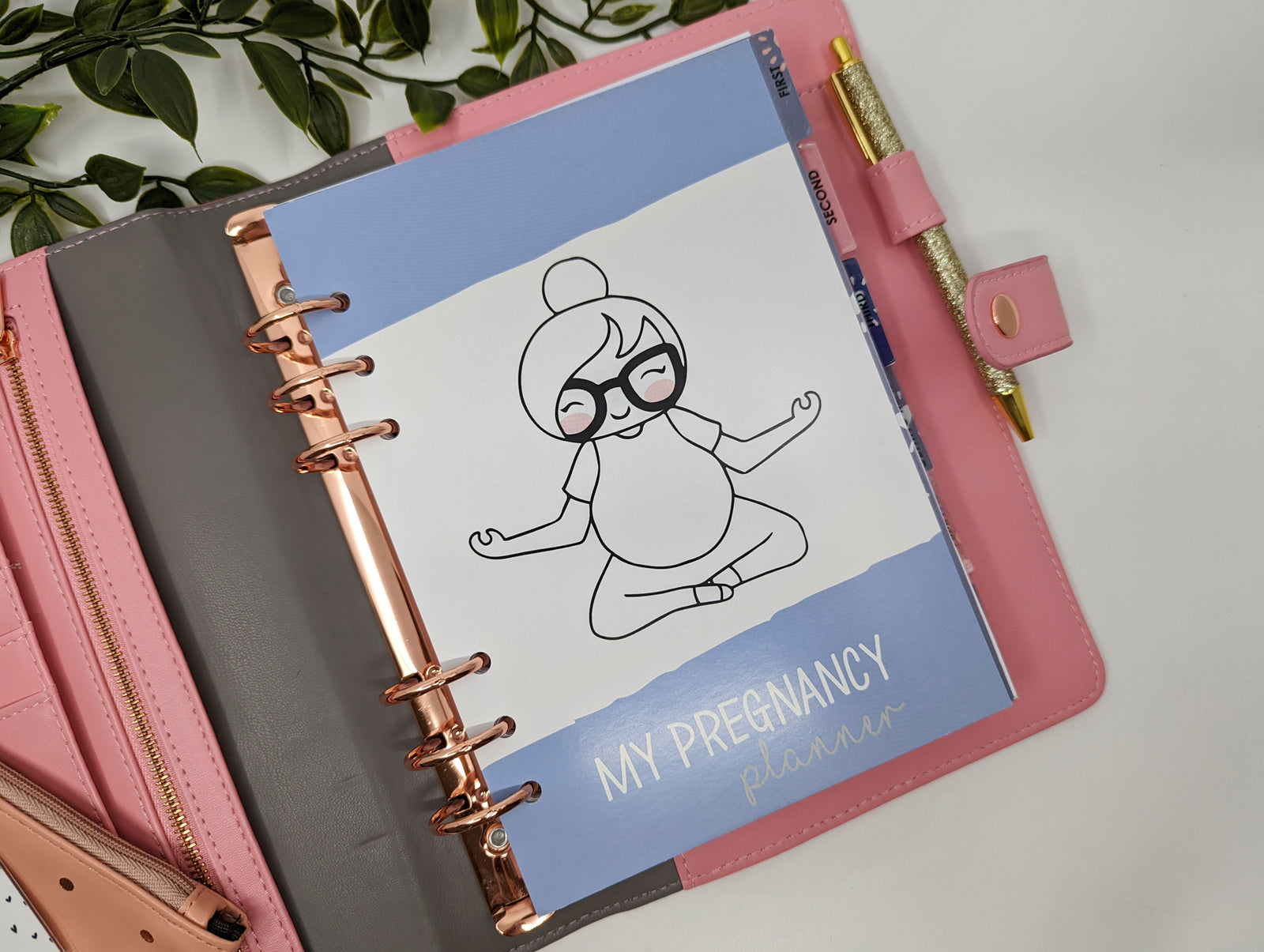 A5 pregnancy planner insert pack