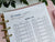 A5 savings tracker inserts