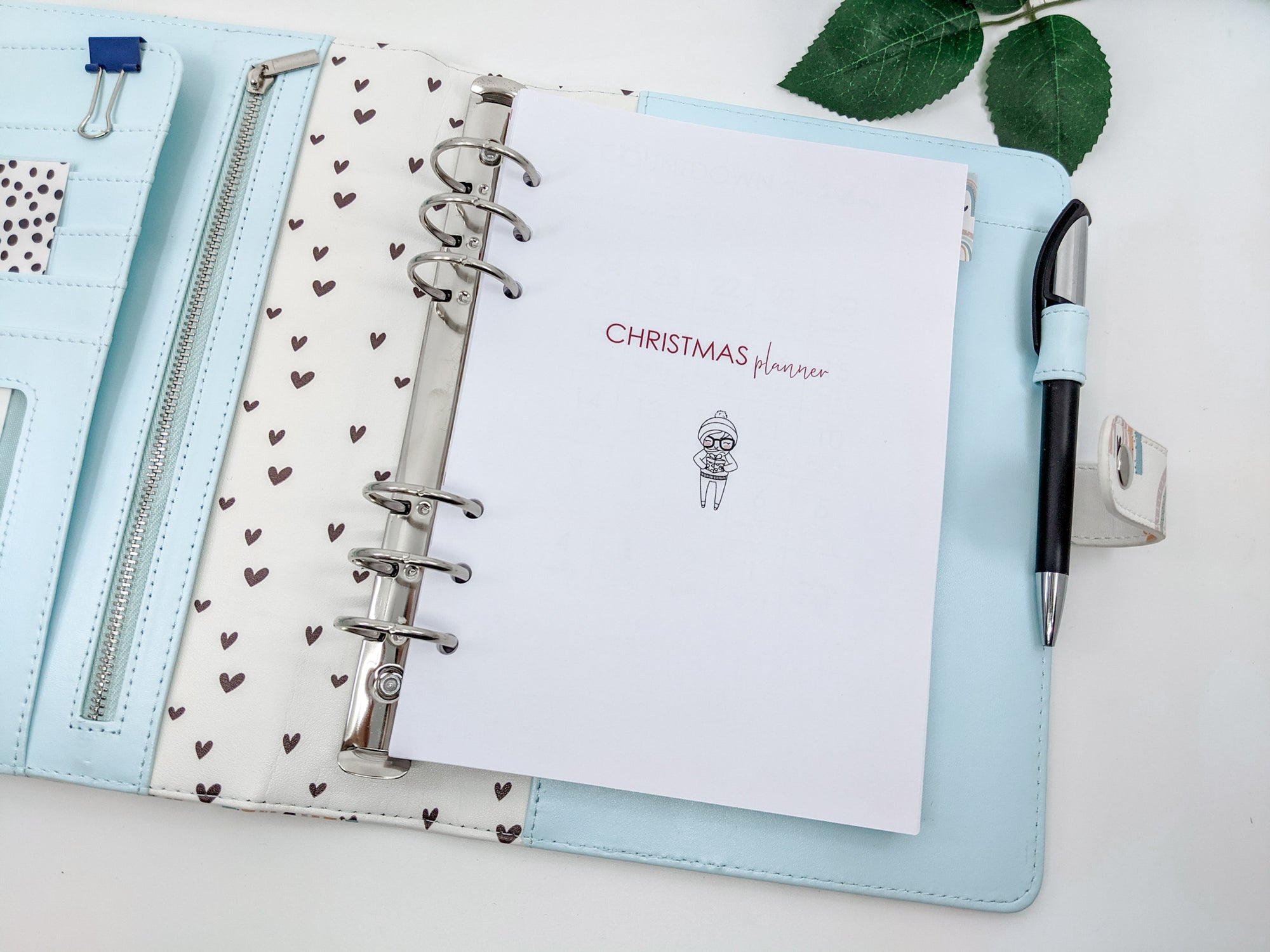 A5 Christmas planner inserts