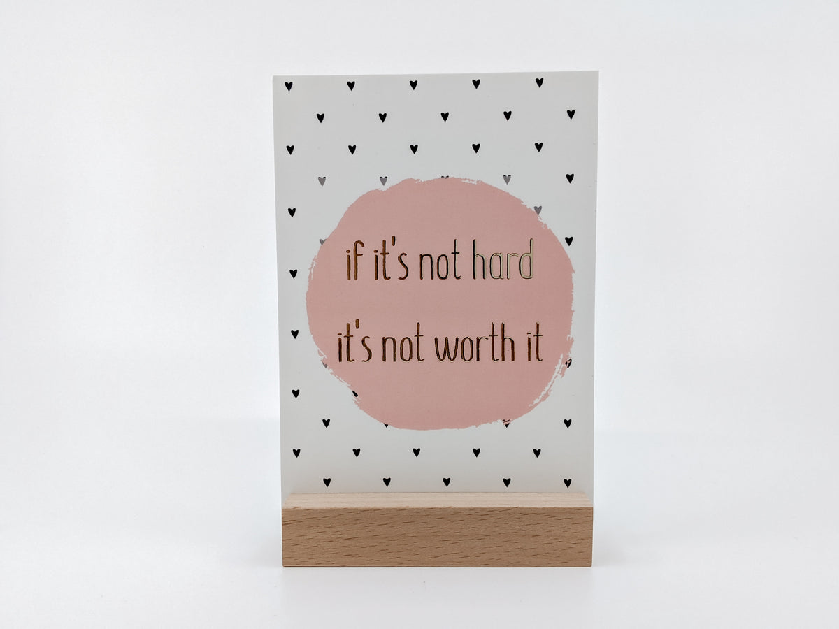 Gold Foiled Inspiration Cards &amp; Stand