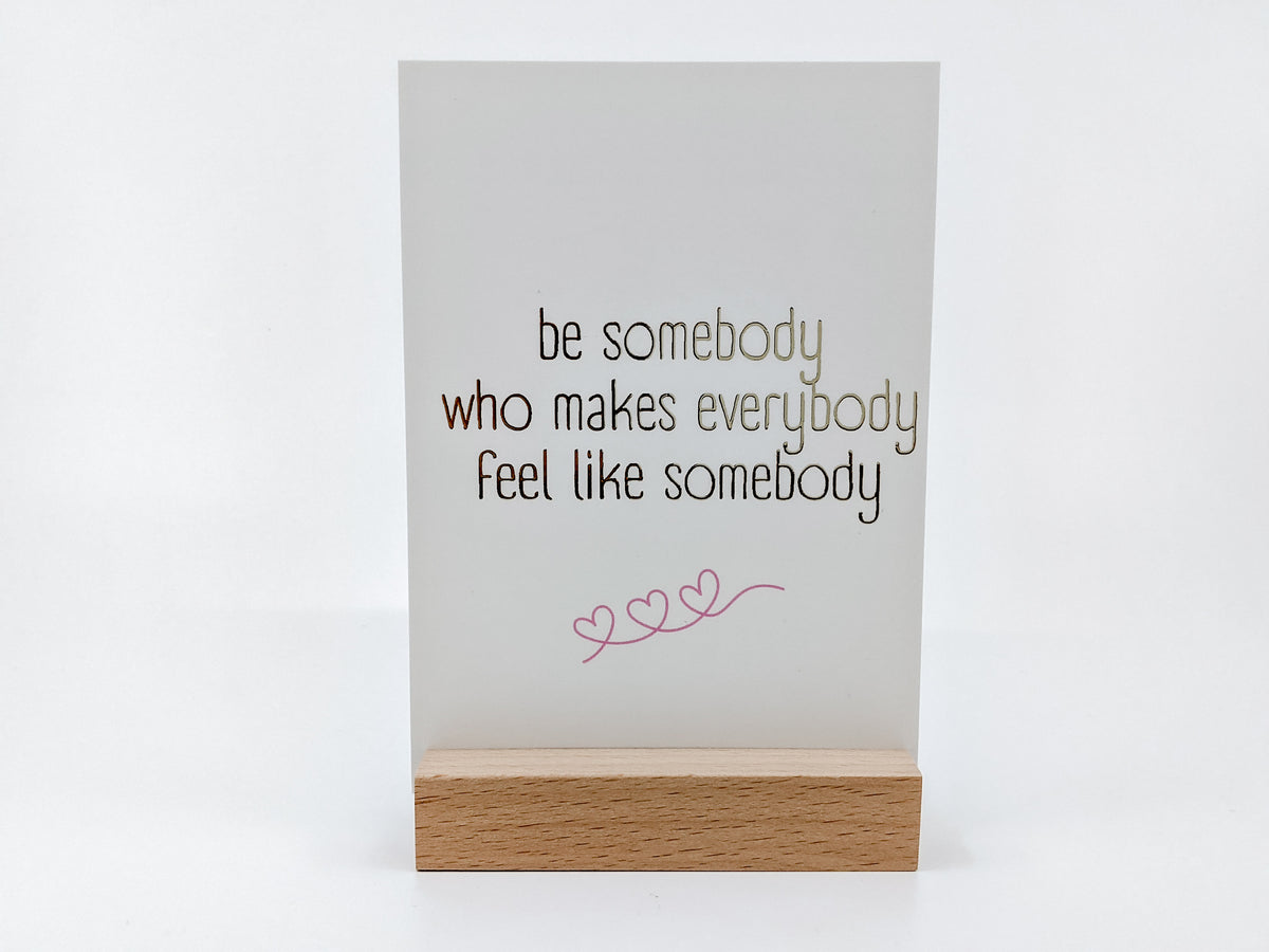 Gold Foiled Inspiration Cards &amp; Stand