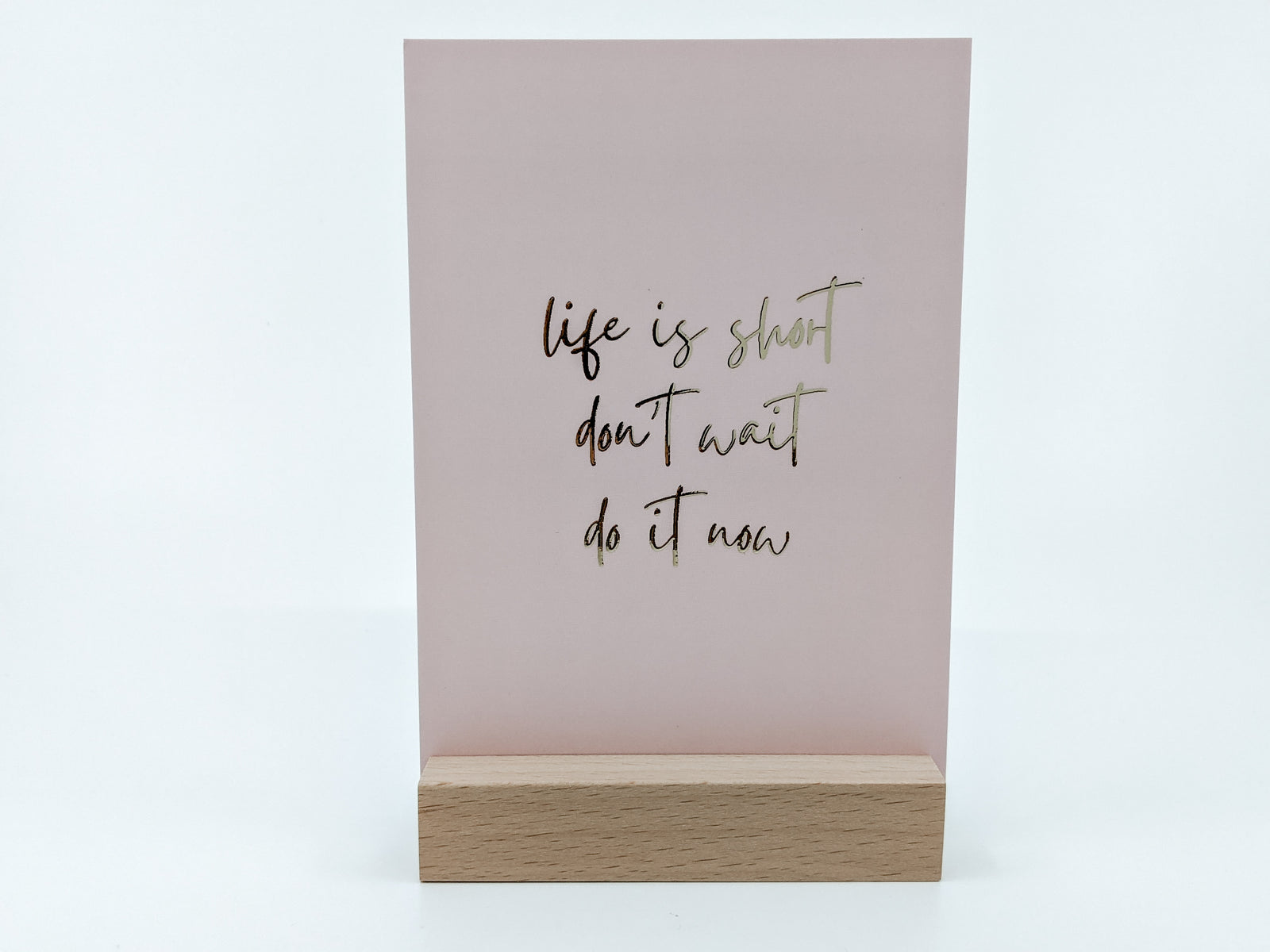 Gold Foiled Inspiration Cards & Stand