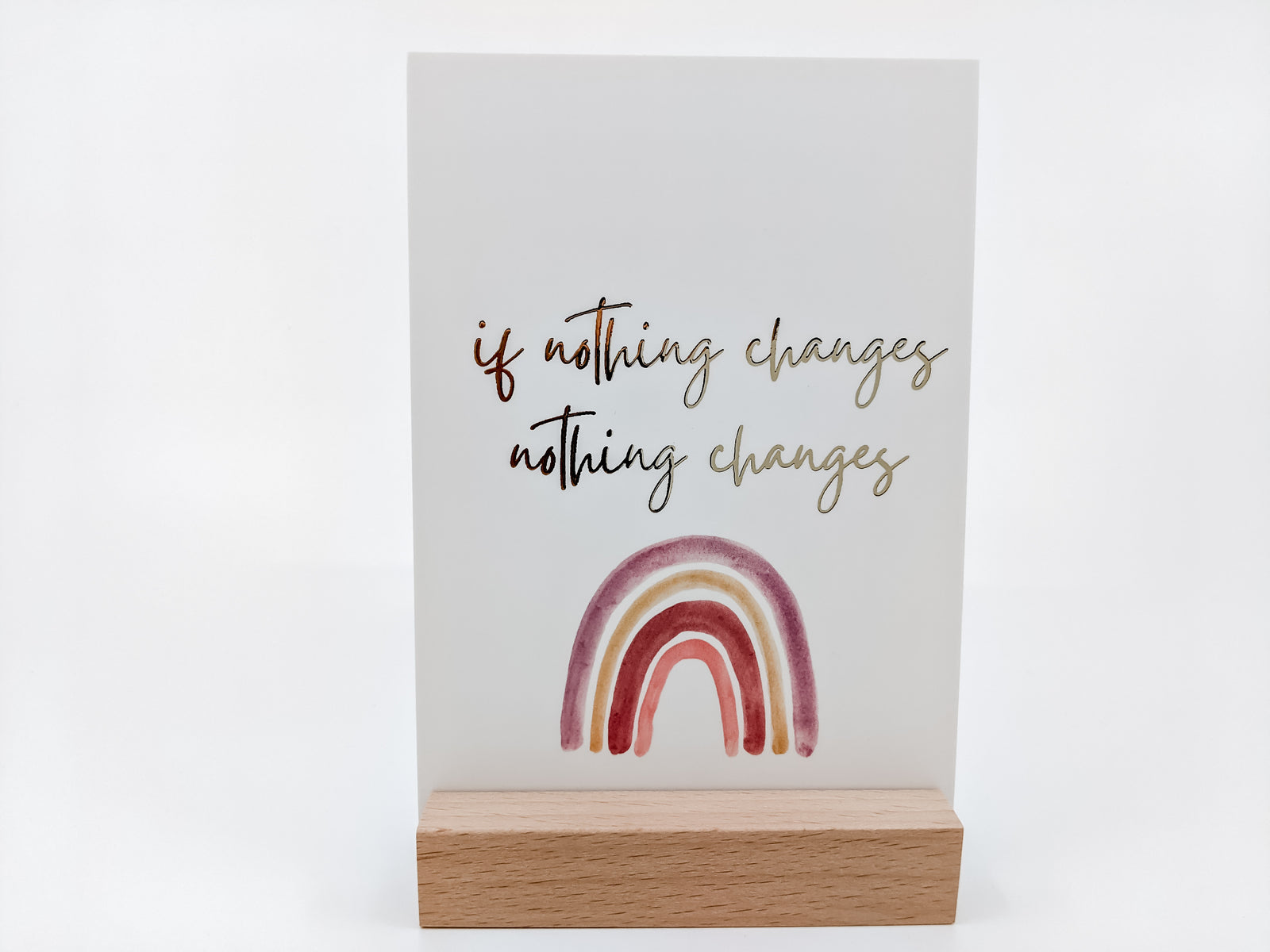 Gold Foiled Inspiration Cards & Stand