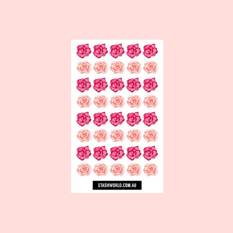 Roses Sticker Sheet (Stash Sticker Club)