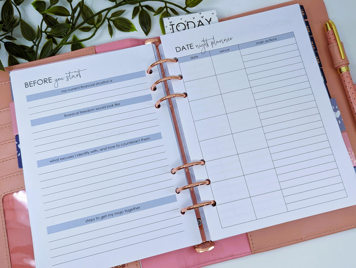 A5 &quot;No Shoes&quot; (Barefoot style) Budget &amp; Finance Pack