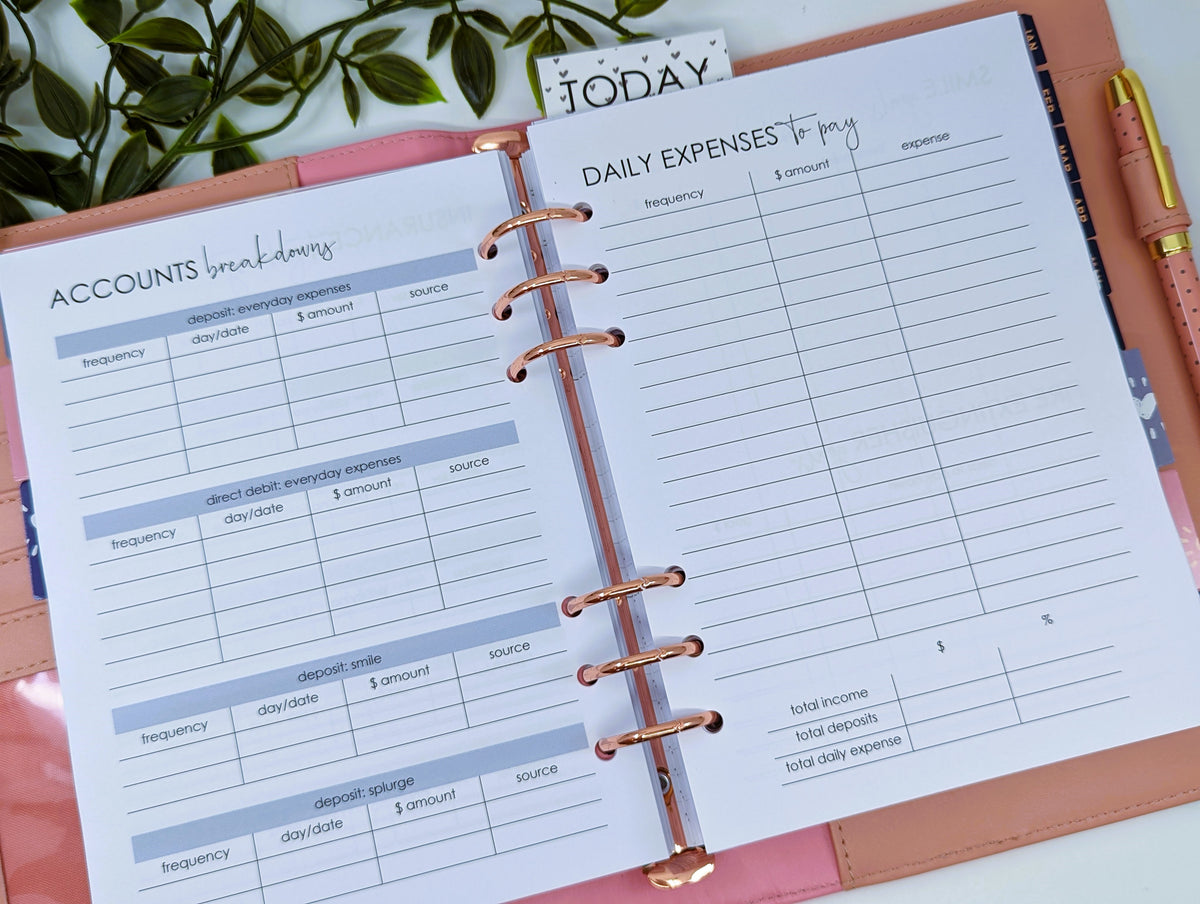 A5 &quot;No Shoes&quot; (Barefoot style) Budget &amp; Finance Pack