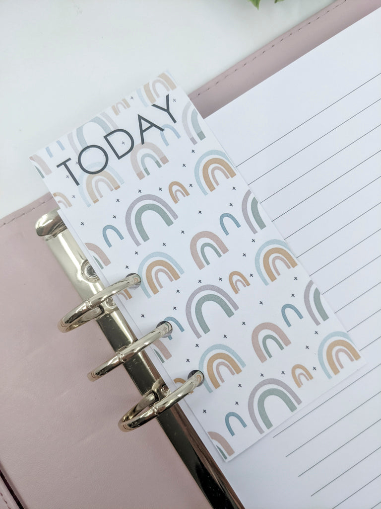 &quot;TODAY&quot; Page Marker -  Rainbows