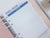 School holiday B6 size planner refills