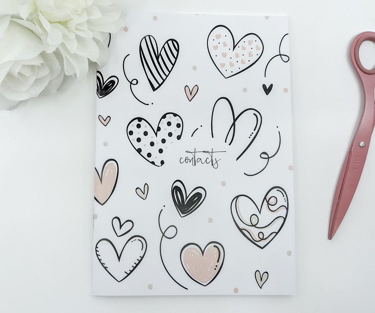 Contacts &amp; Addresses Traveler&#39;s Notebook Insert - B6 Size