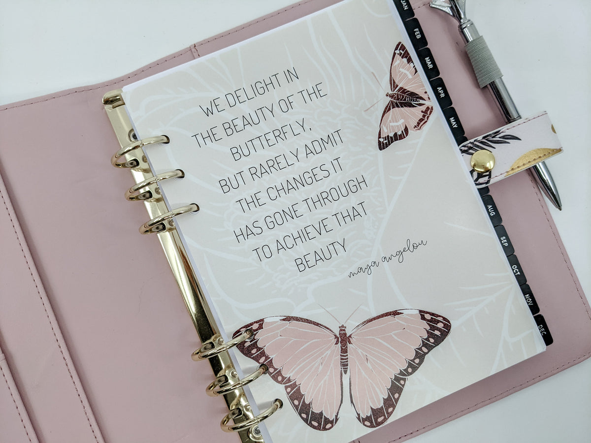Butterfly Planner Dashboard (B6 and Personal Size)