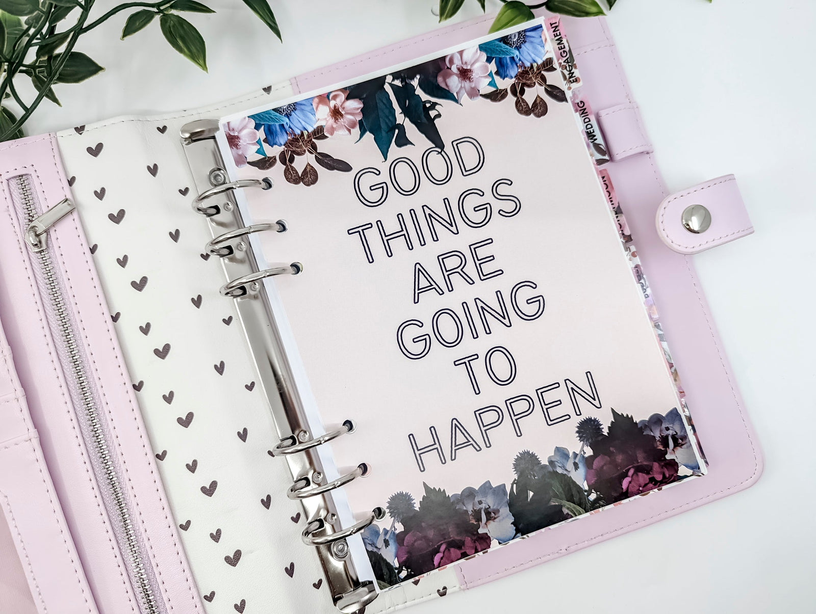 Good Things Are Going To Happen Planner Dashboard (B6 and Personal size)