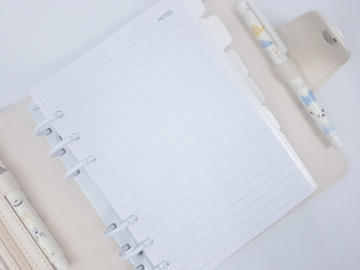 B6 Notepaper Planner Refills