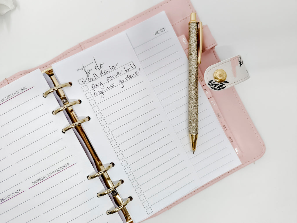 To Do List planner refill by Planner Peace Australia