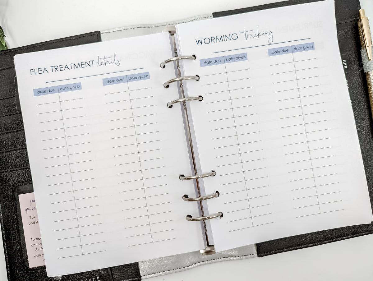 A5 Planner Peace Australia pet bundle