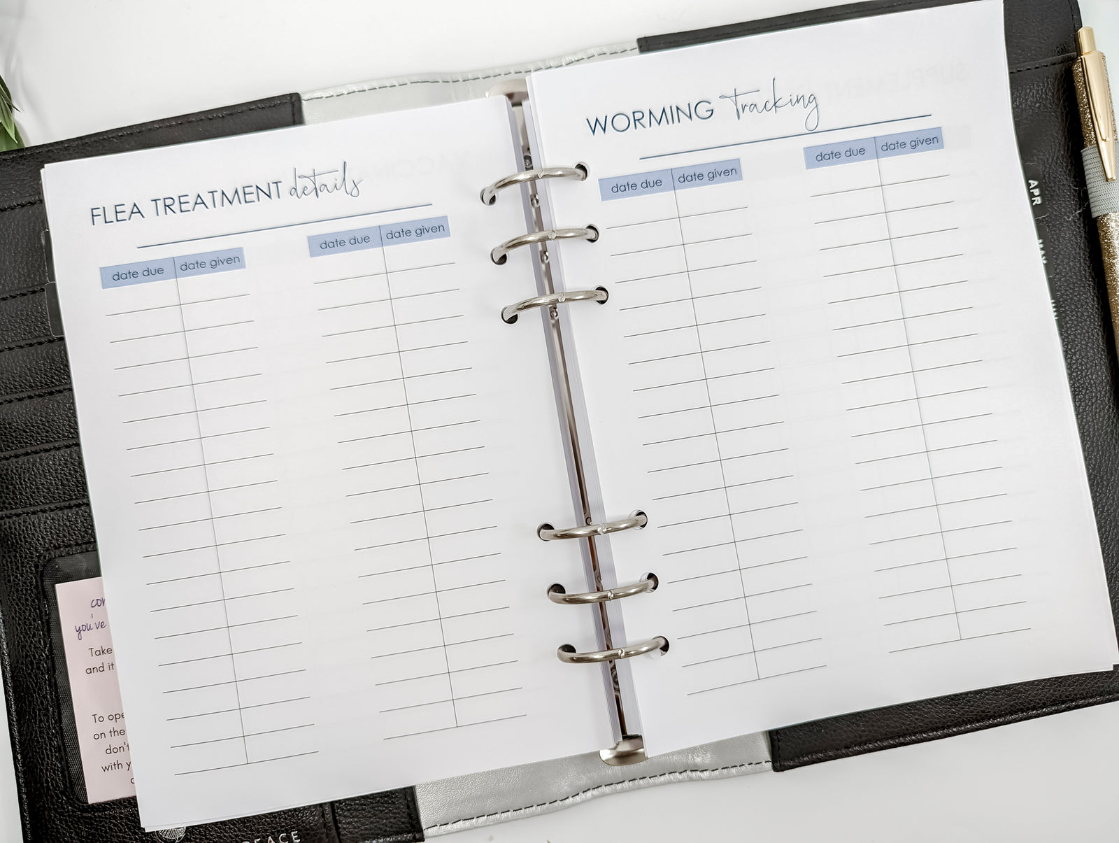 A5 Planner Peace Australia pet bundle