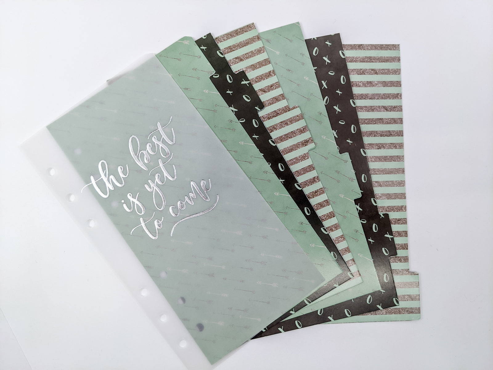 Personal Size Dividers & Dashboard Set- "The Best is Yet to Come"