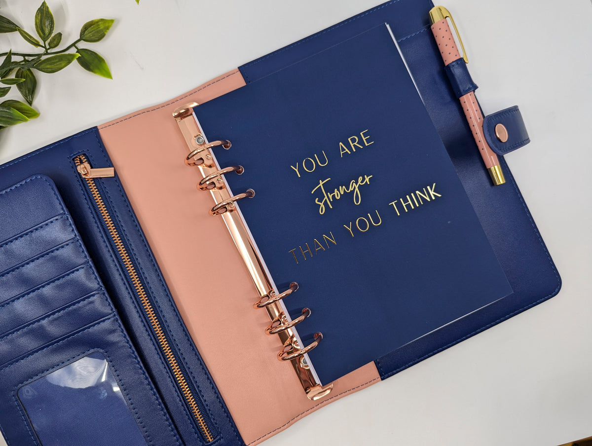 Luxe A5 Stronger Planner Dashboard (A5 size)