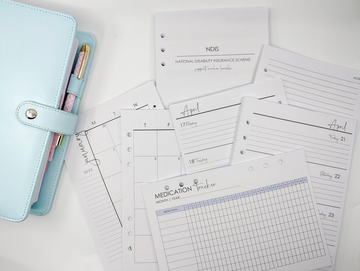 NDIS Disability Support Worker Bundle by Planner Peace Australia