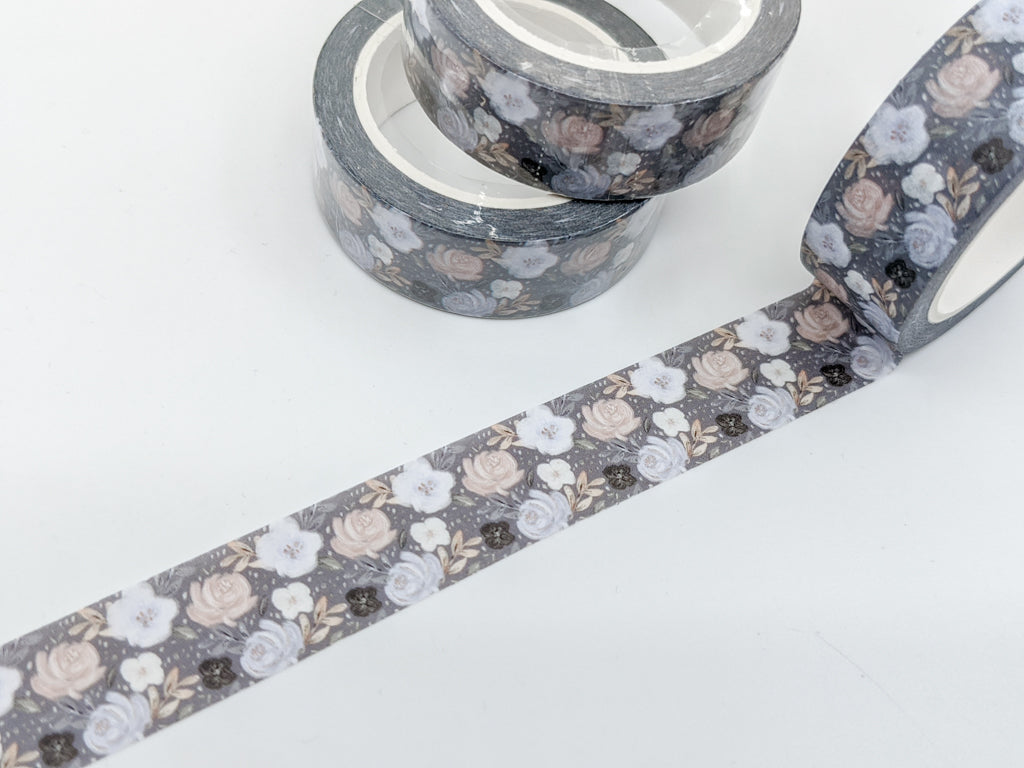 Moonlit Blooms Washi